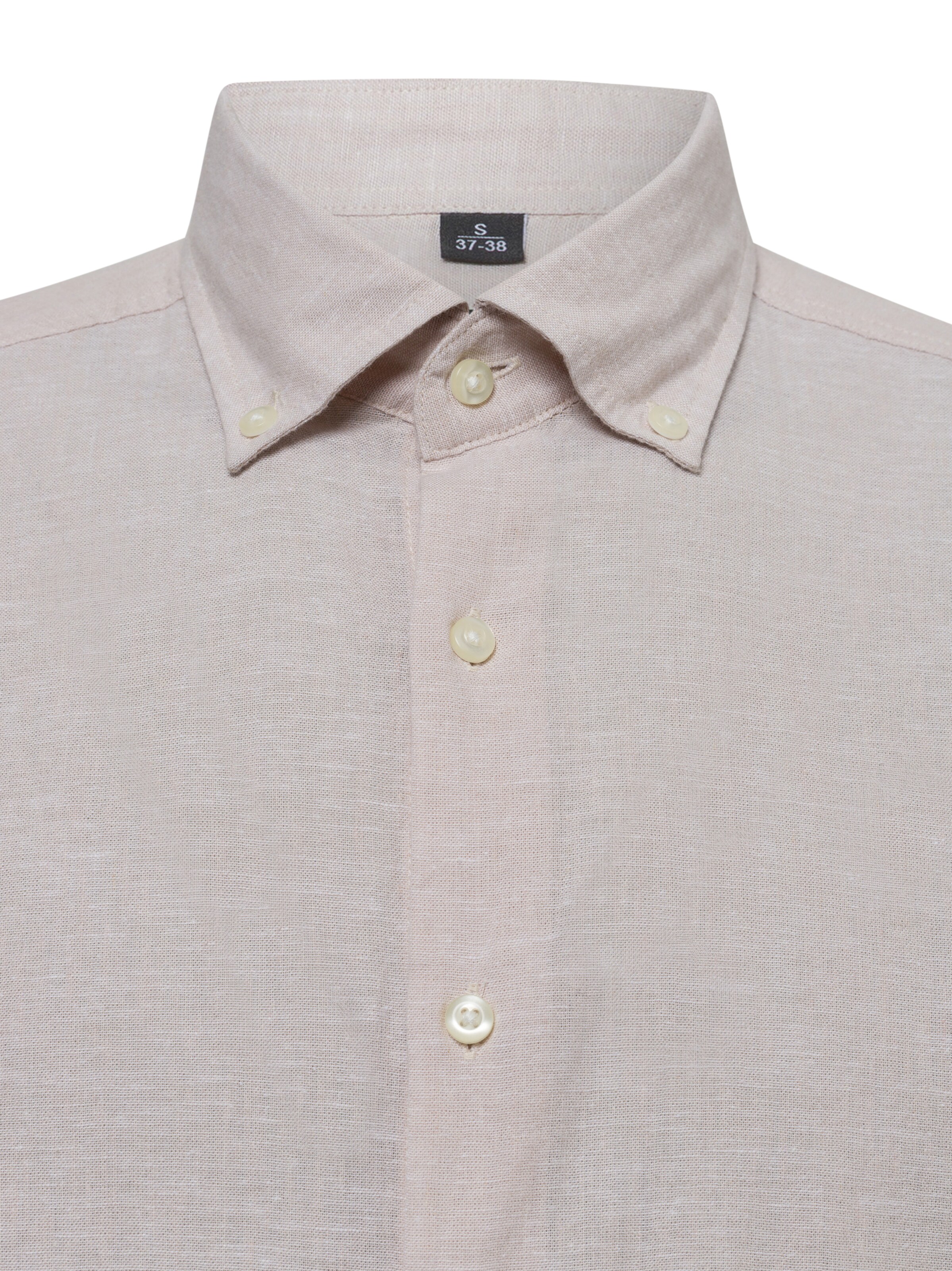 Nils Sundström Regular Fit Hemd ' ' in Beige