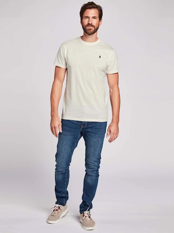 MCS Regular Fit Bluser & t-shirts 'Texas' i beige