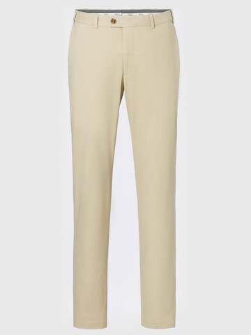 Hiltl Regular Chino Pants 'Parma - Essential Cotton' in Beige: front