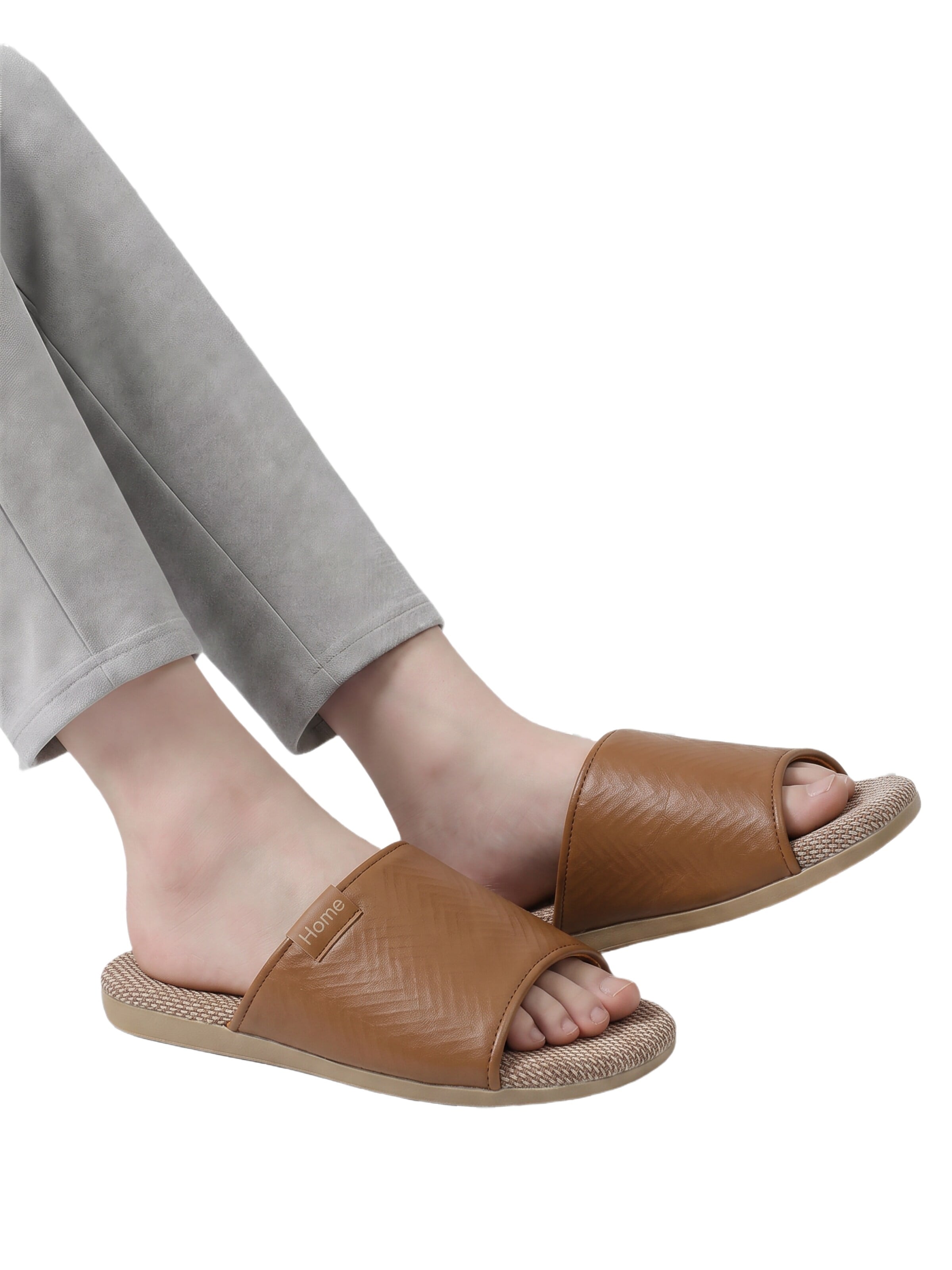 BONVERANO Slippers in Brown