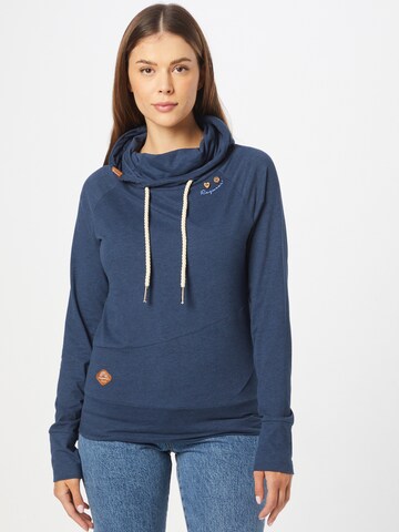 Ragwear Sweatshirt 'Fuge' in Blue: front