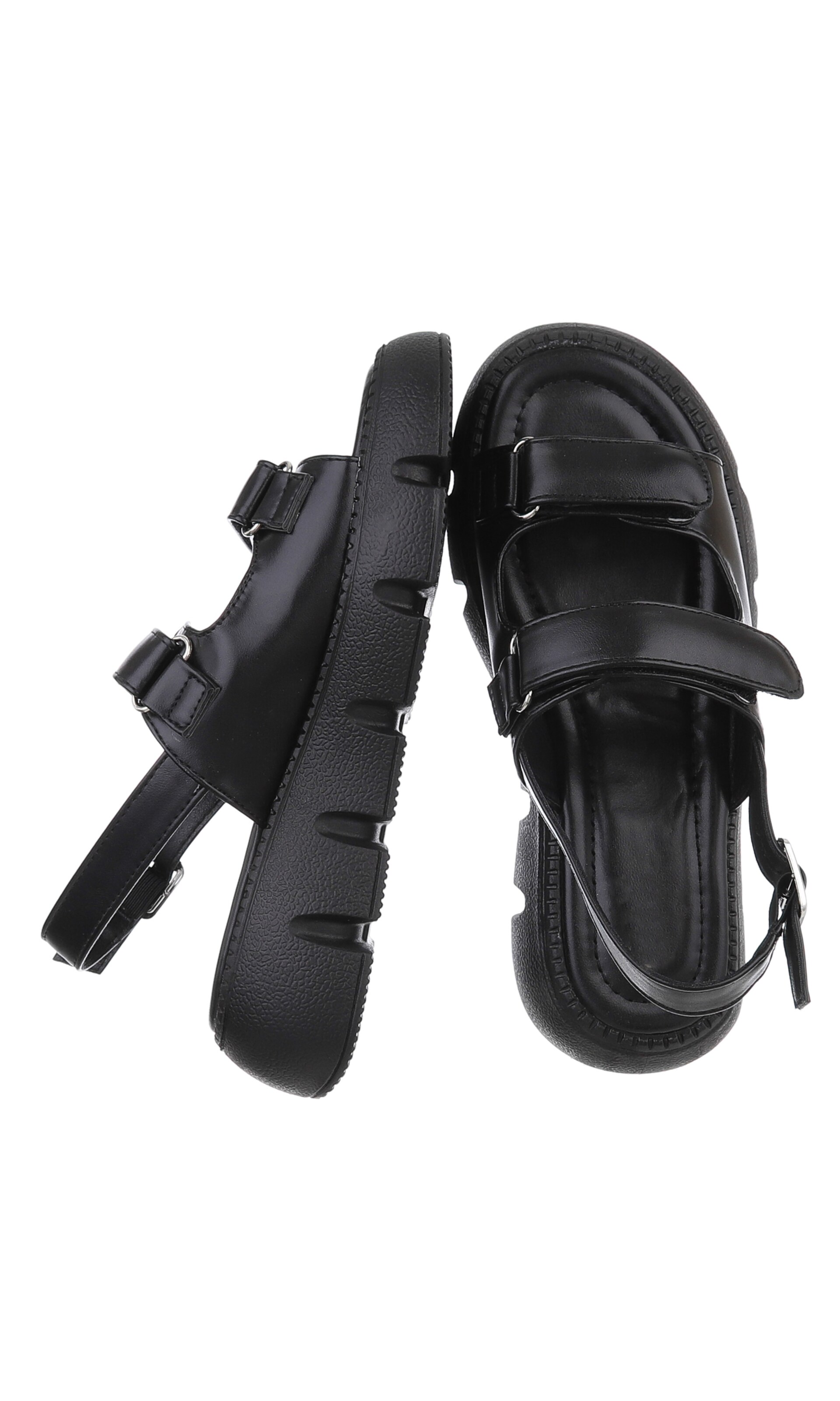 Ital-Design Sandalette in Schwarz