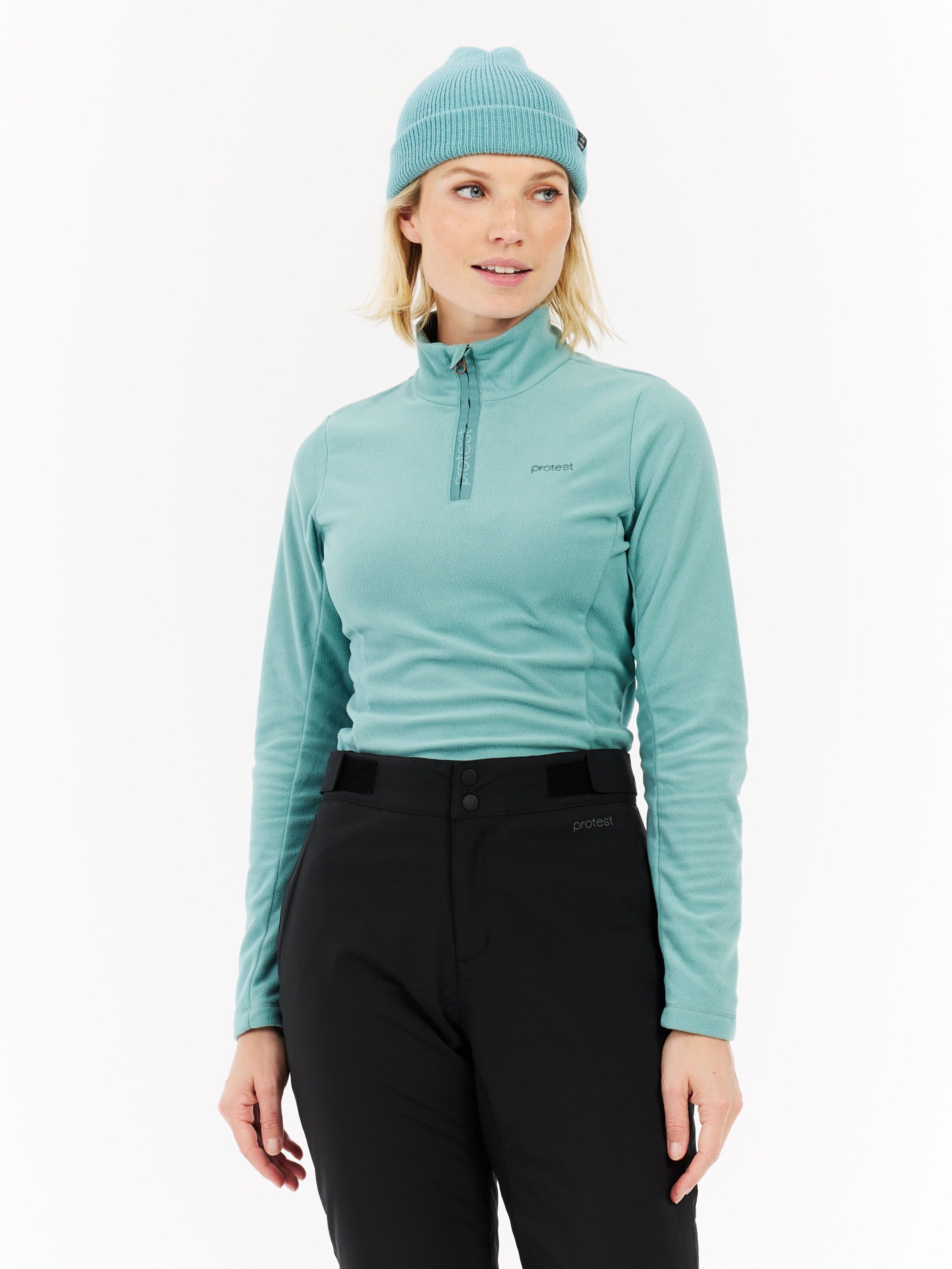 PROTEST Sportief sweatshirt 'PRTRemutez' in Blauw: voorkant