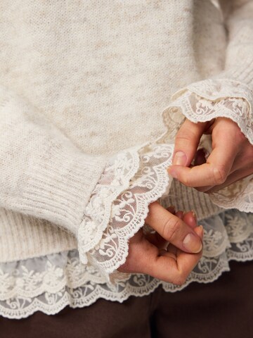 PIECES - Jersey 'PCVAKA' en beige