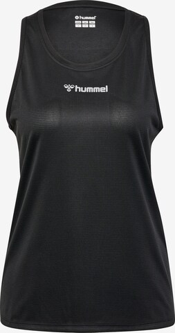 Top sportivo di Hummel in nero: frontale