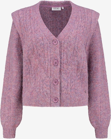 Shiwi Knit Cardigan in Purple: front