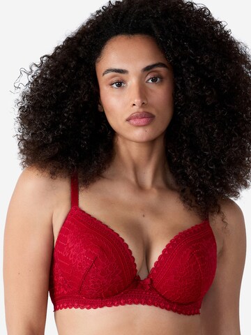 ETAM Push-up Bra 'Panama' in Red: front
