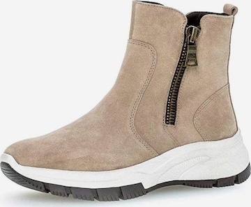 GABOR High-Top Sneakers in Beige: front