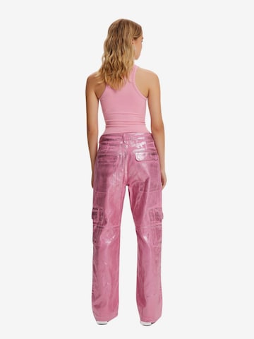 Loosefit Jeans cargo di NOCTURNE in rosa