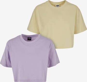 Urban Classics - Camiseta en amarillo: frente