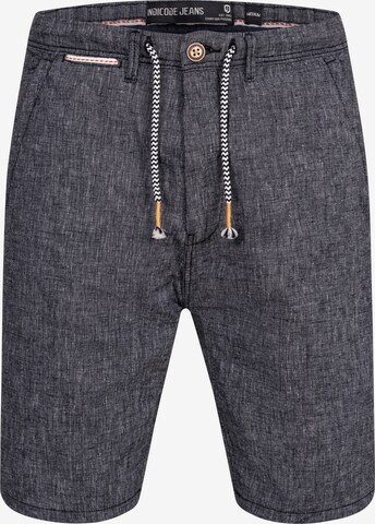 Regular Pantalon 'Alonso' INDICODE JEANS en gris : devant