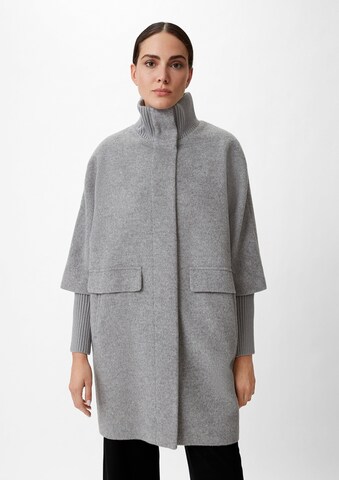 COMMA Between-Seasons Coat in Grey: front