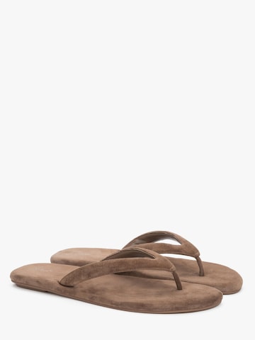 Estro - Zapatillas de casa '004' en marrón