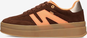 POSH by Poelman Sneakers in Braun: Vorderseite