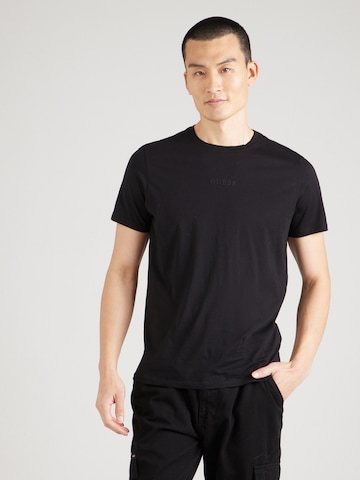 Maglietta di GUESS in nero: frontale