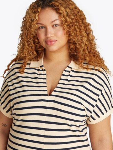 Tommy Hilfiger Curve Καλοκαιρινό φόρεμα σε λευκό