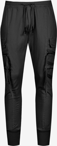 2Y Premium Cargo Pants 'B5194' in Black: front