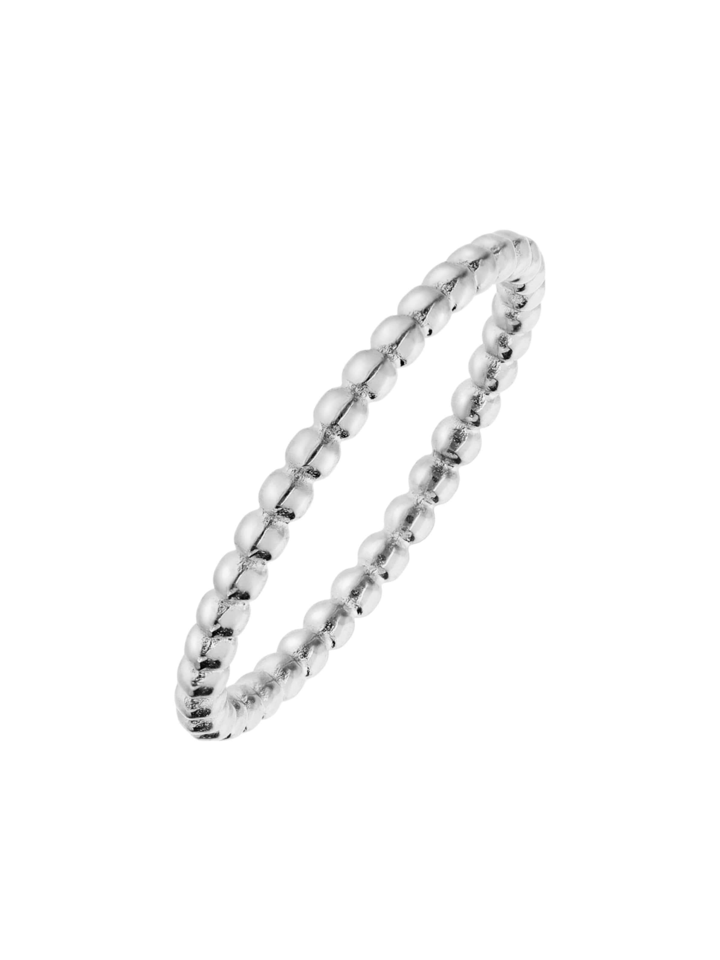 Lucardi Ring in Silver: front