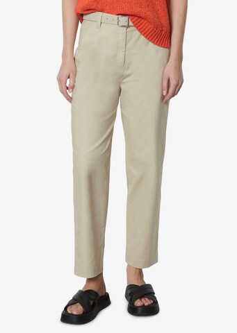 Marc O'Polo Tapered Chino Pants 'RIMKA' in Beige: front