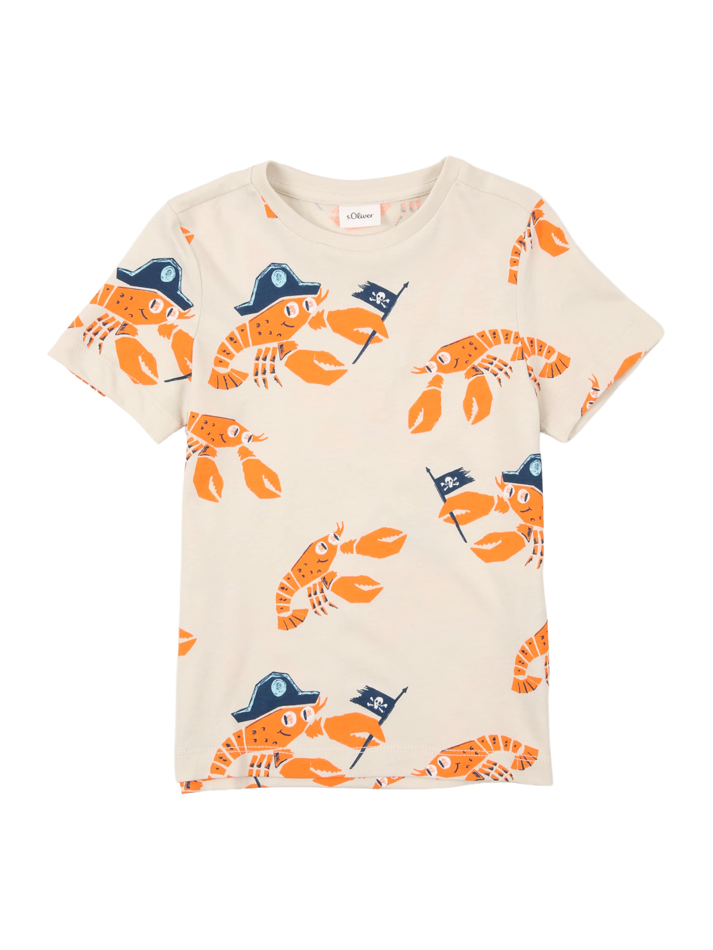 T-Shirt s.Oliver en beige : devant