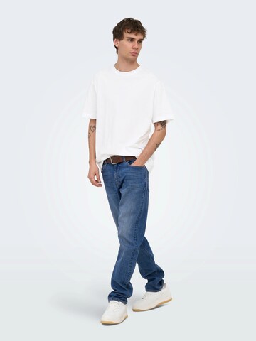 T-Shirt 'ONSFREDDIE' Only & Sons en blanc