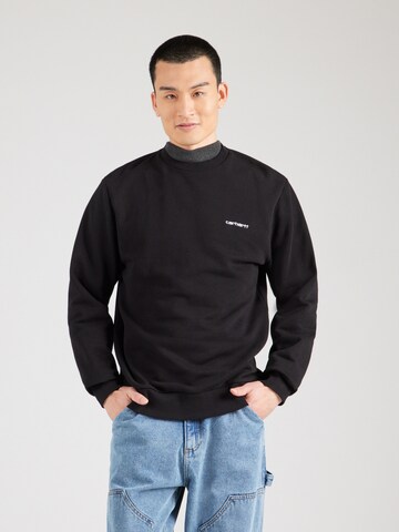 Carhartt WIP Sweatshirt in Zwart: voorkant
