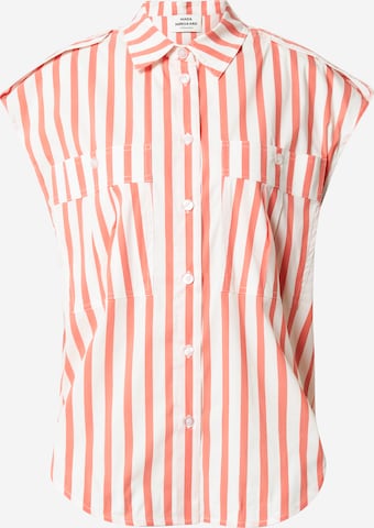 Camicia da donna 'Kriz' di MADS NORGAARD COPENHAGEN in rosso: frontale