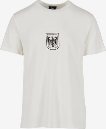 Brandit - Camiseta en blanco: frente