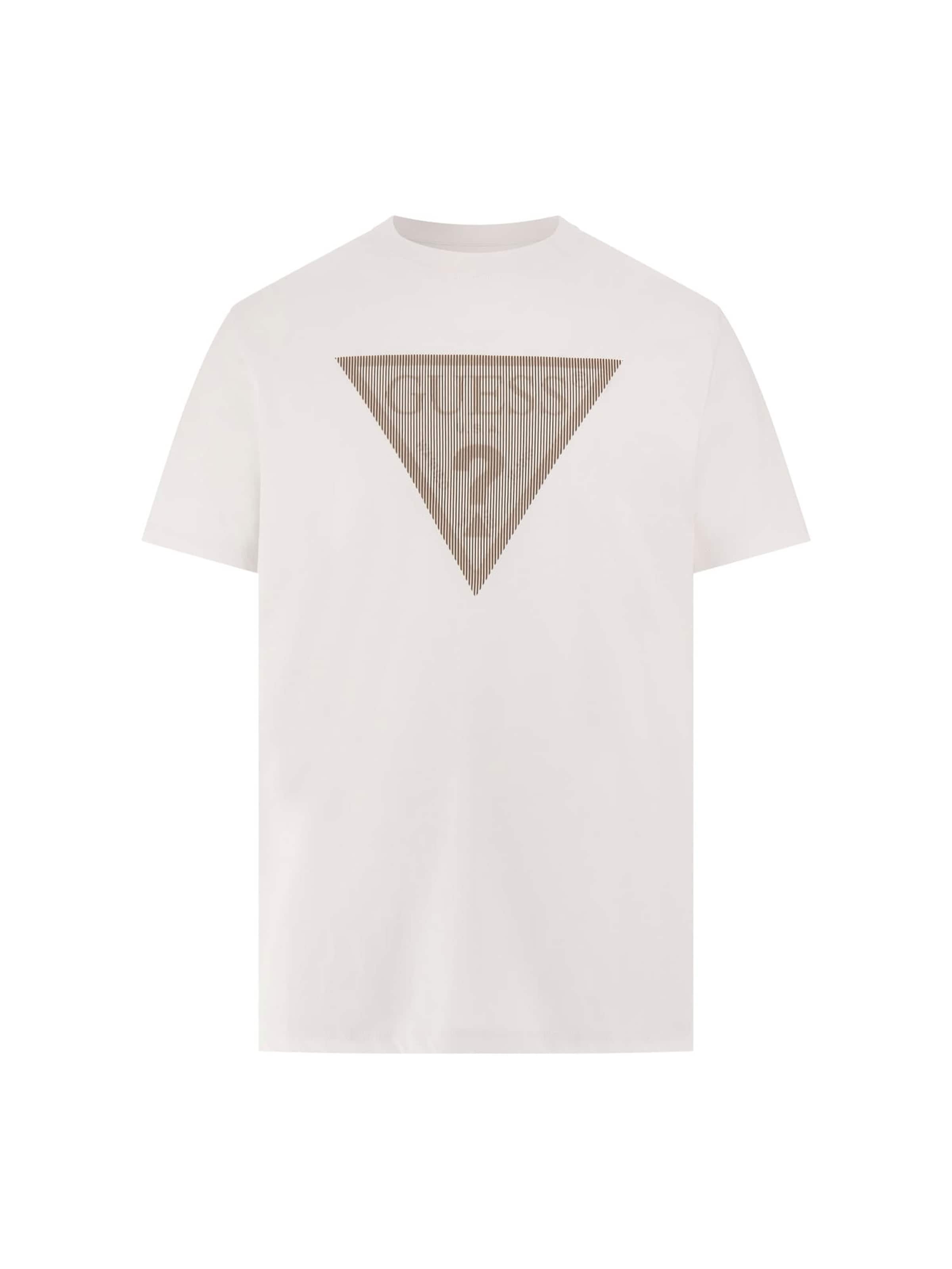 Tricou de la GUESS pe alb: față