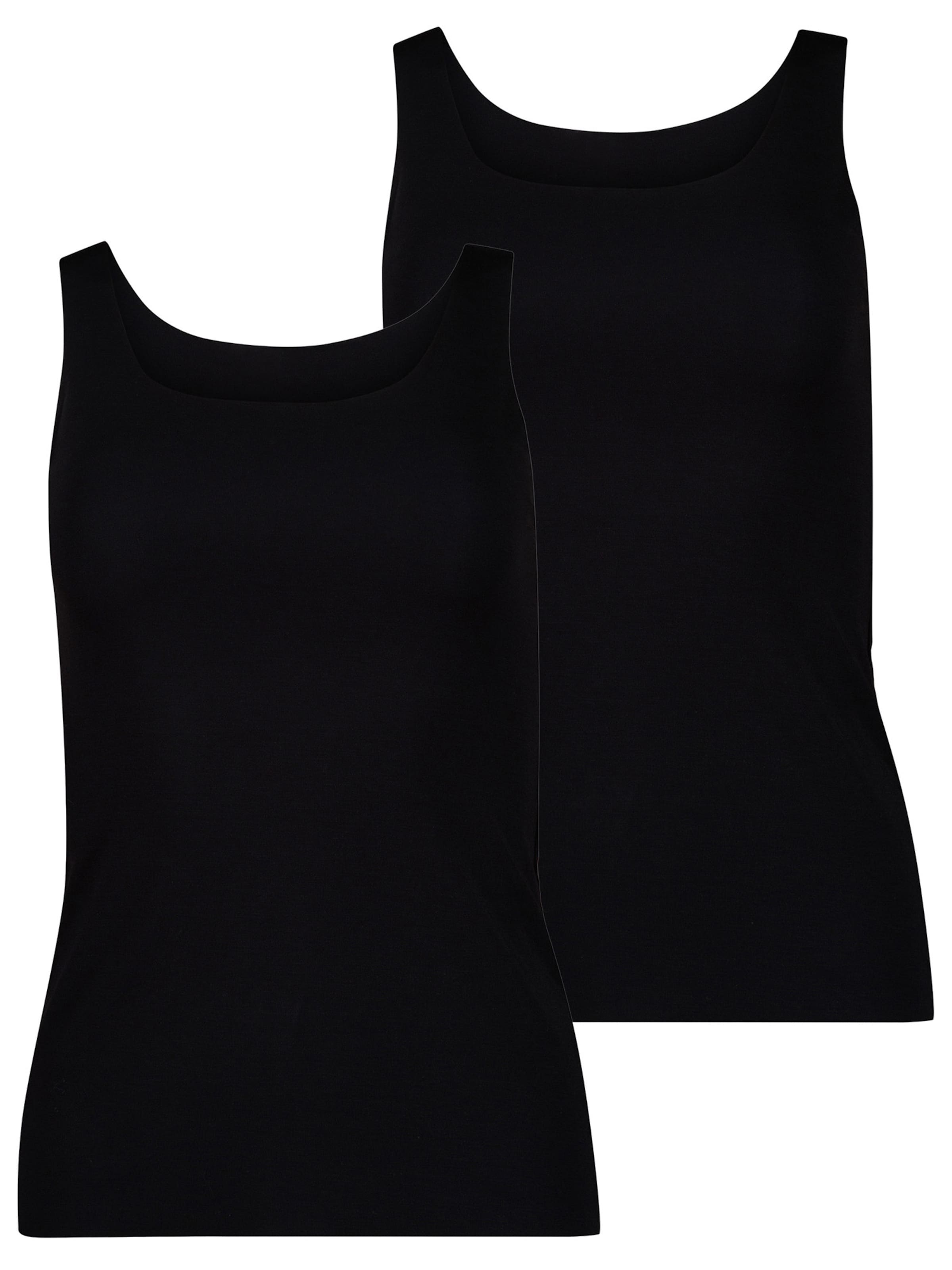 Skiny Tanktop ' Modal Invisible ' in Schwarz: Vorderseite