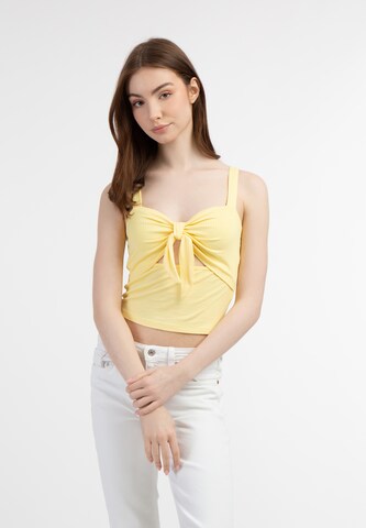 MYMO Top in Yellow: front