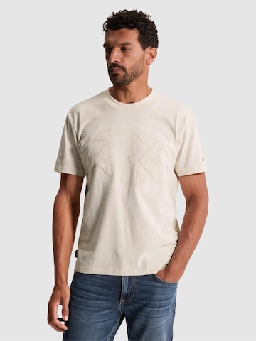 CAST IRON Bluser & t-shirts 'Relaxed fit T-shirt with graphic' i beige: forside