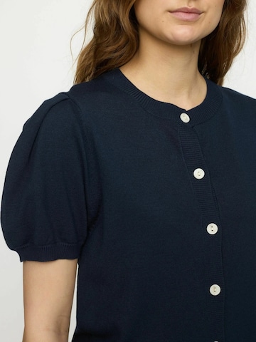 Soft Rebels Gebreid vest 'Marla' in Blauw