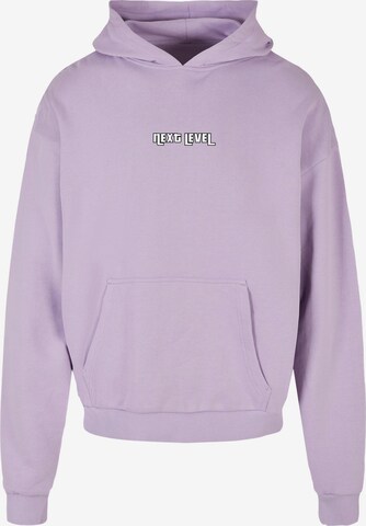 Merchcode Sweatshirt 'Grand Thug Life' in Purple: front
