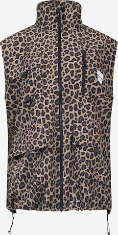 Gilet de sport Eivy en marron : devant