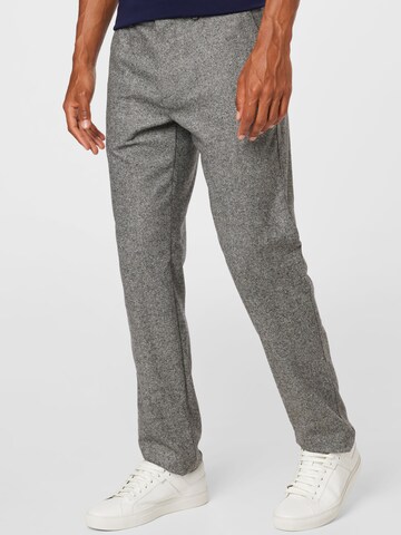 Tommy Hilfiger Tailored Regular Pants 'Denton' in Grey: front