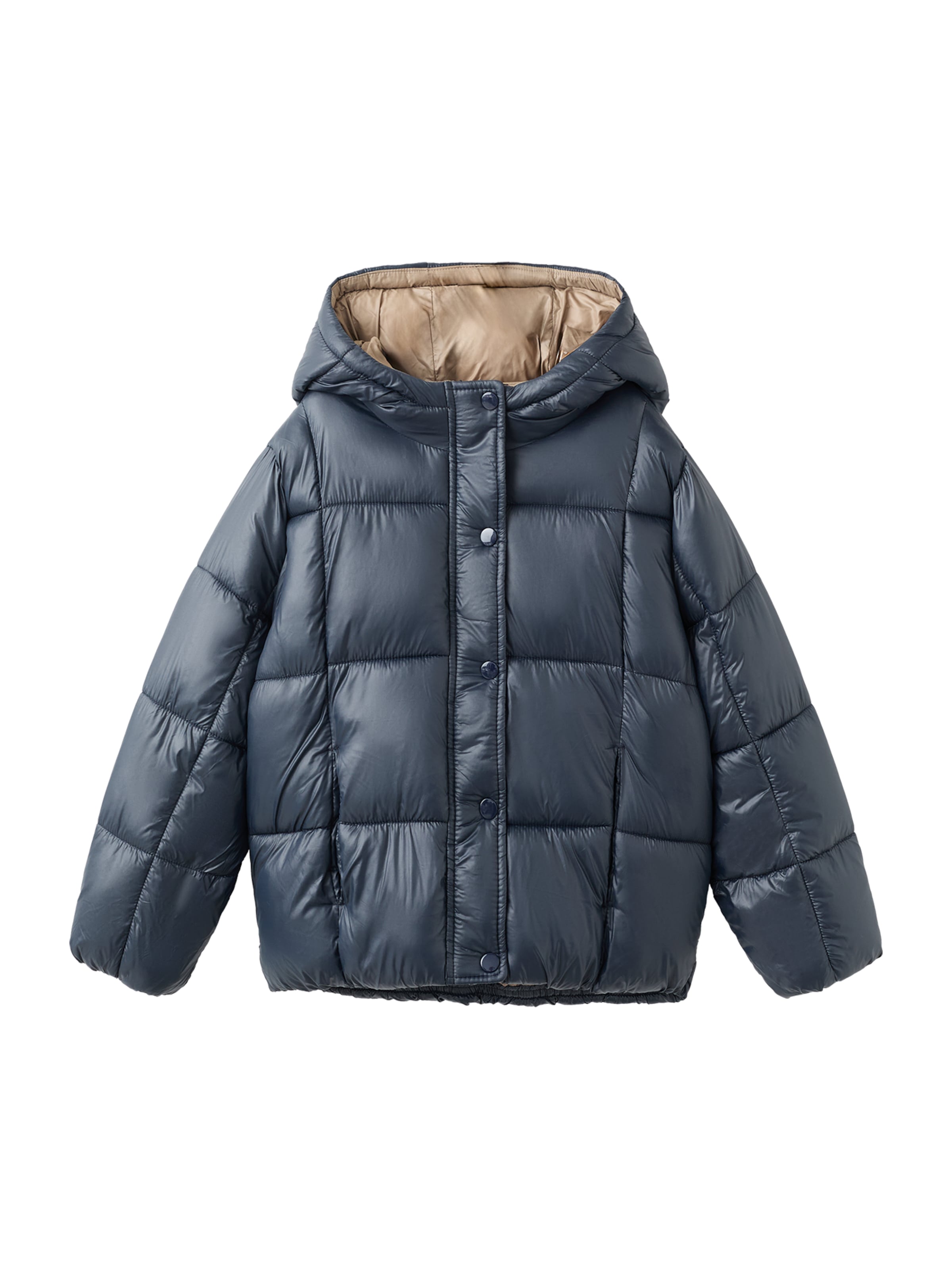 MANGO KIDS Zimní bunda 'Cesca' – modrá: přední strana