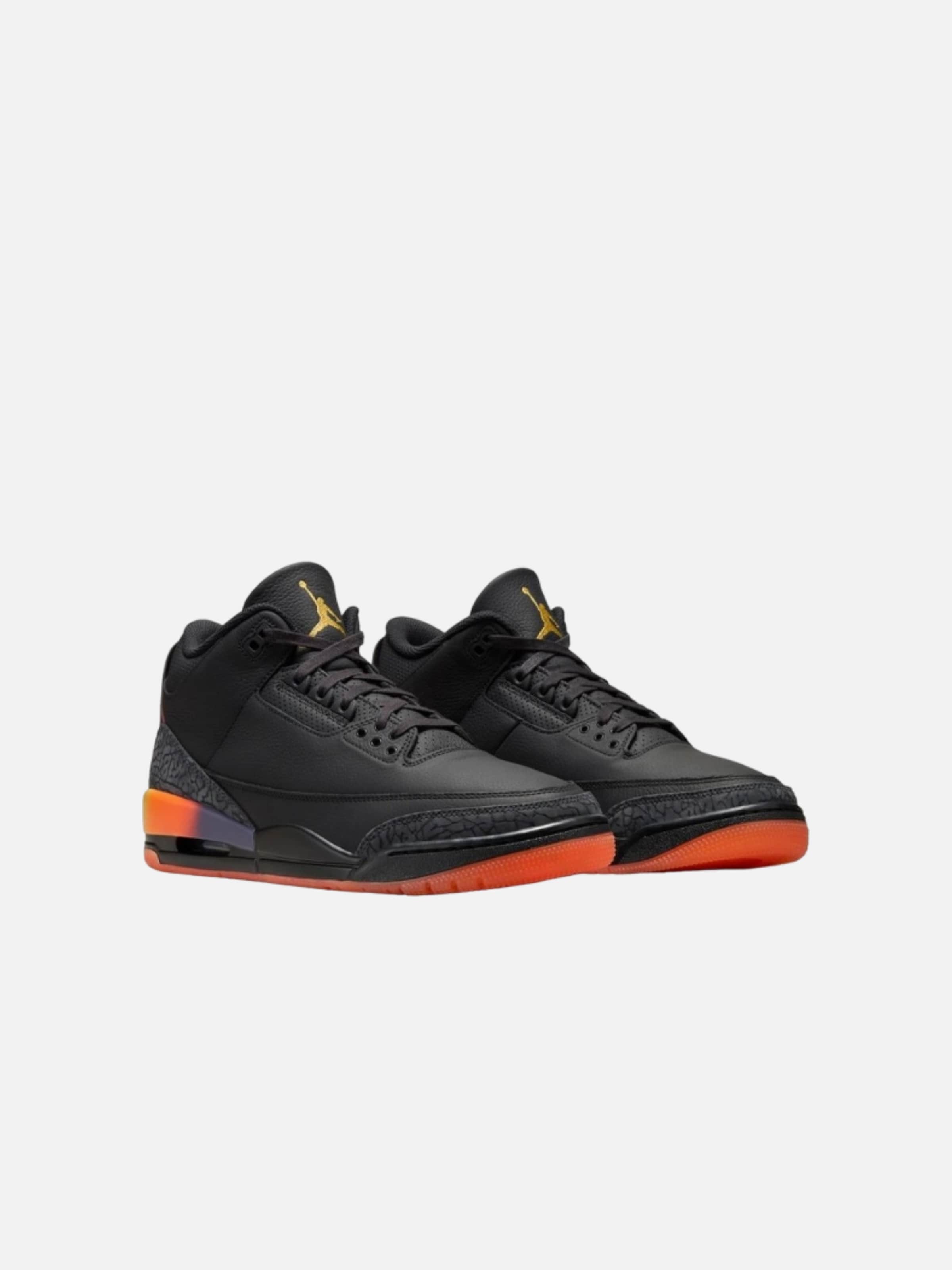 Sneaker alta 'Air Jordan 3 Rétro J Balvin Rio' di Jordan in nero: frontale