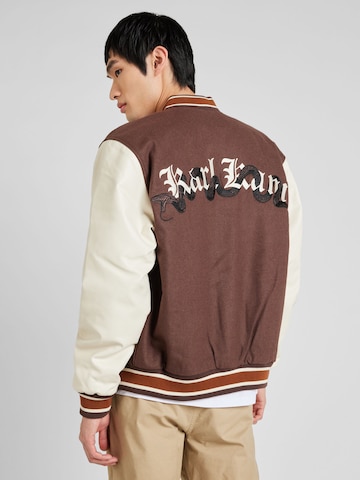 Karl Kani Between-season jacket 'Old English' in Brown