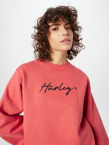 Hurley - Sweatshirt de desporto em vermelho