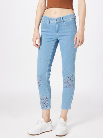 TAIFUN Skinny Jeans in Blauw: voorkant