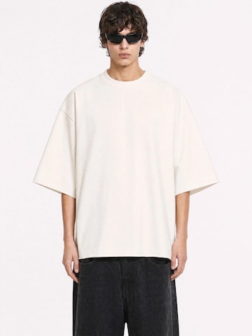 mysimplicated Oversized tričko 'Worldwide Ivory' – béžová