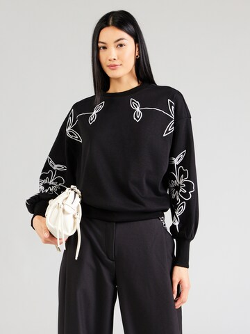 Sweat-shirt 'ONLBrooke' ONLY en noir : devant