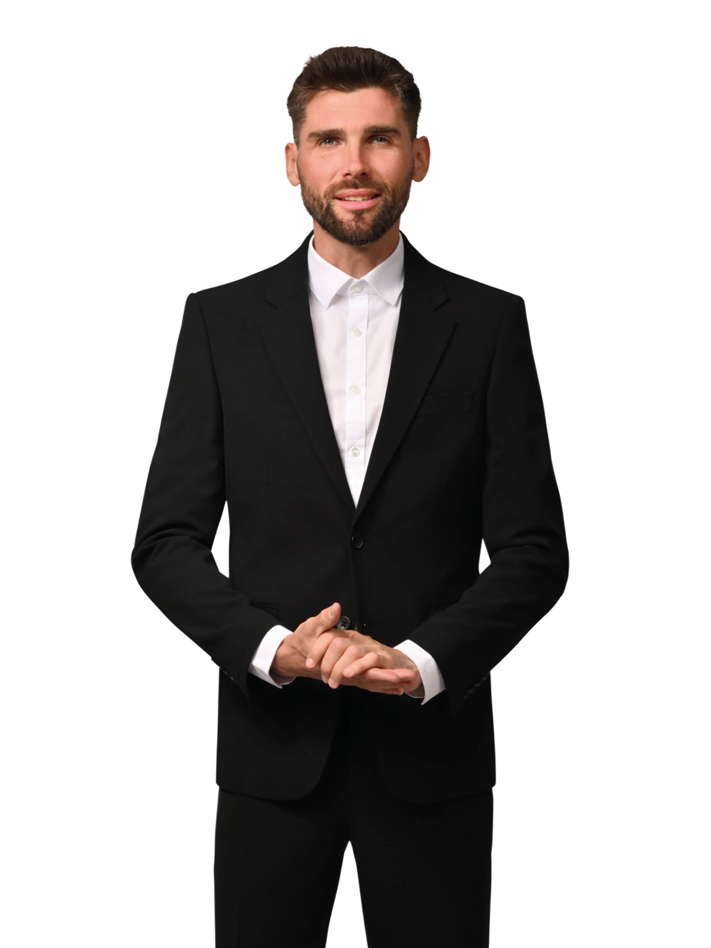 Hirschthal Suit Vest in Black