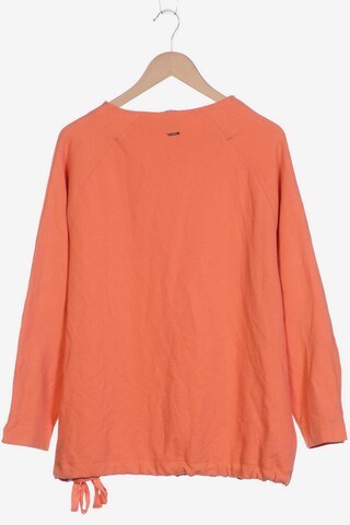 SAMOON Sweatshirt & Zip-Up Hoodie in 4XL in Orange