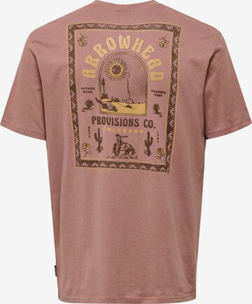 Only & Sons Shirt 'MANUEL' in Roze