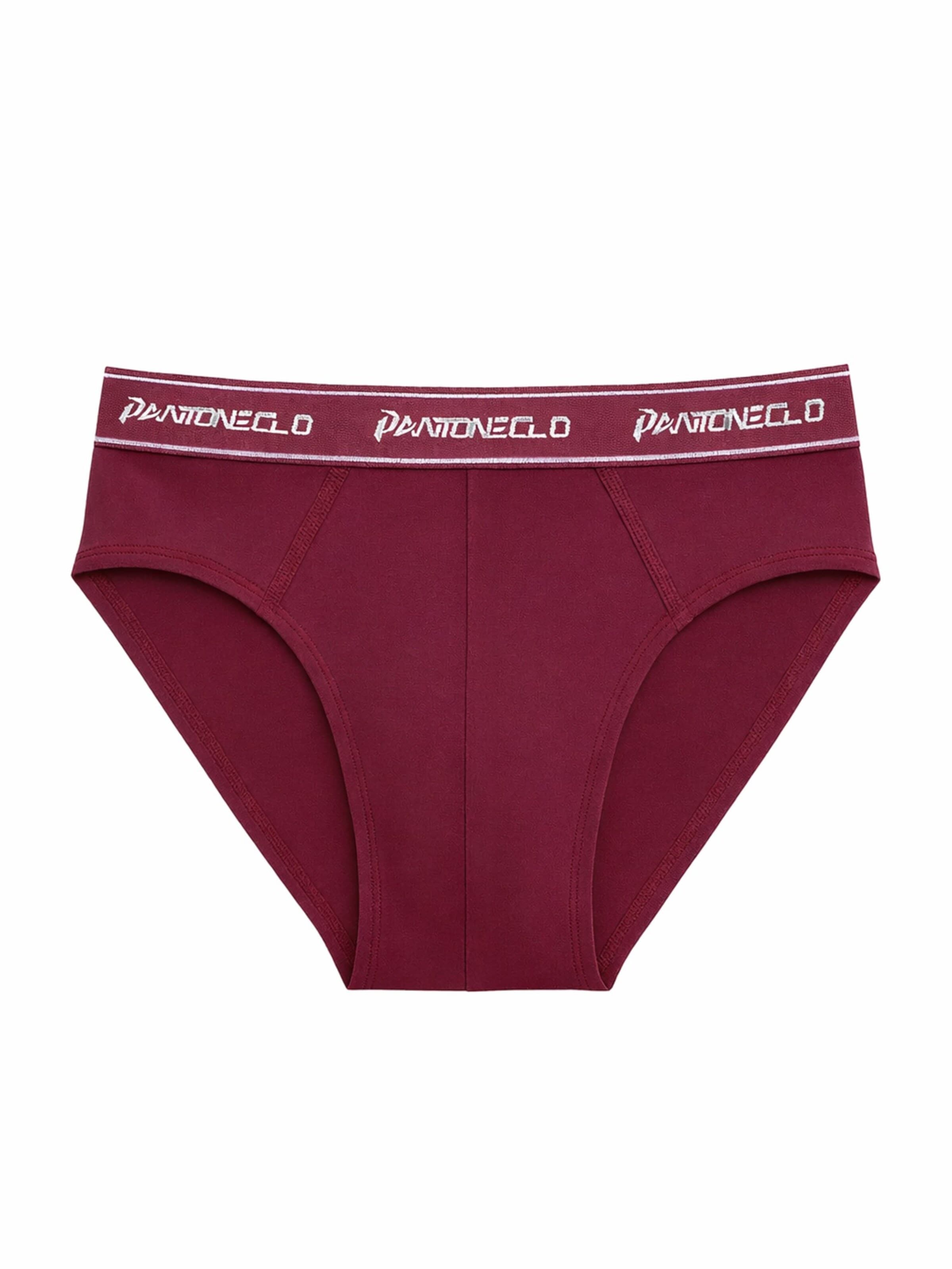 Slip 'Pantoneclo Men’s Boxer Brief Underwear' PANTONECLO en rouge : devant