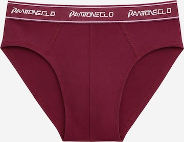 Slip 'Pantoneclo Men’s Boxer Brief Underwear' PANTONECLO en rouge : devant
