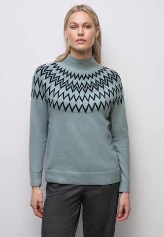 STREET ONE Sweater in Blue: front