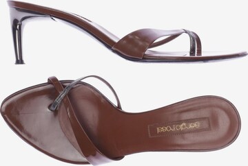 Sergio Rossi Sandals & High-Heeled Sandals in 39 in Brown: front